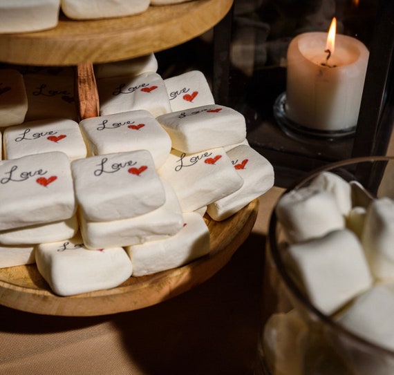 Smore Bar |roast and toast|  rcustom wedding marshmallow | hot chocolate bar | square marshmallow | roasting station | Smore love |