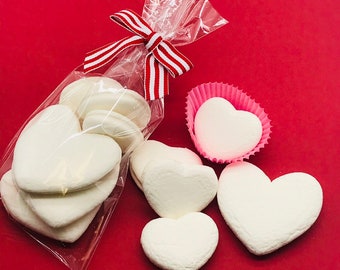 Valentines Day | Heart Marshmallow | Love | Hot Chocolate Bomb Marshmallow | Vanilla | Holiday Gift | Client Gift Box | Hot Cocoa Gift Idea