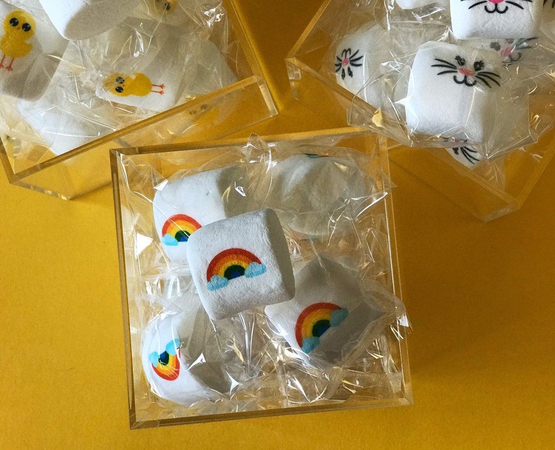 Rainbow Gift Marshmallows Easter Candy Thinking of You Etsy