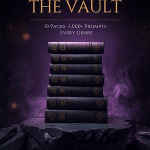 Genre Story Development Vault | 10 Printable Workbooks, 1,050 Scene Cards and Offline Story Bible