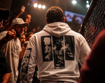 MMA Kämpfer Hoodie, Mixed Martial Arts Kampfsport Sweatshirt, BJJ Jiu Jitsu Pullover