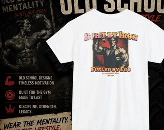 Gebaut von Eisen und von Gott betrieben T-Shirt