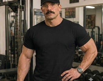 Vintage Gym Baseball Cap, Garment Washed Cotton, Retro Fitness Dad Hat