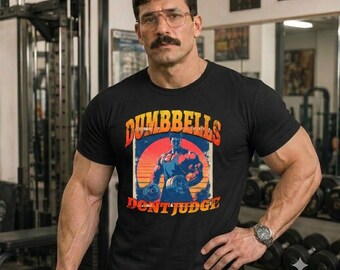 Hanteln beurteilen nicht Shirt, lustiges Gym Motivation T-Shirt für Fitness-Liebhaber
