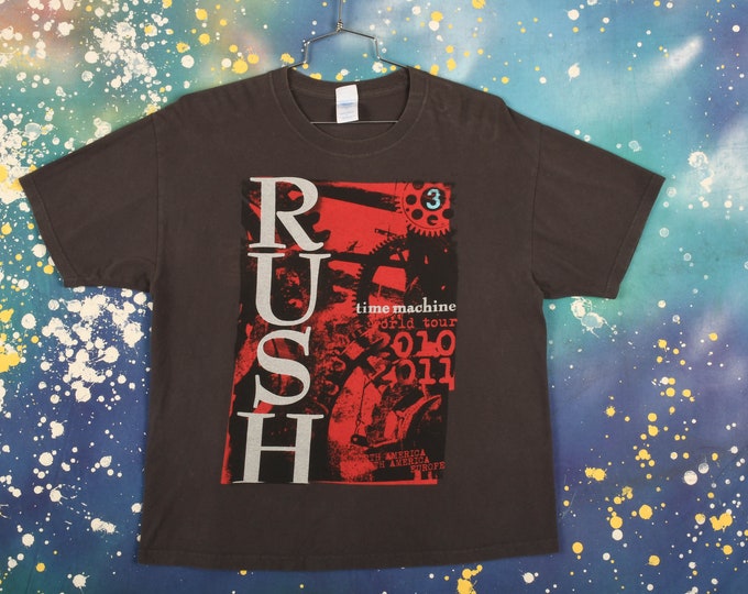 Rush Time Machine Tour T-Shirt Size L