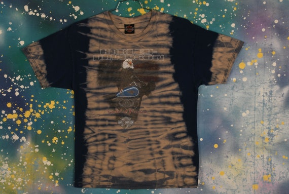 vintage HARLEY DAVIDSON Tie Dye T Shirt