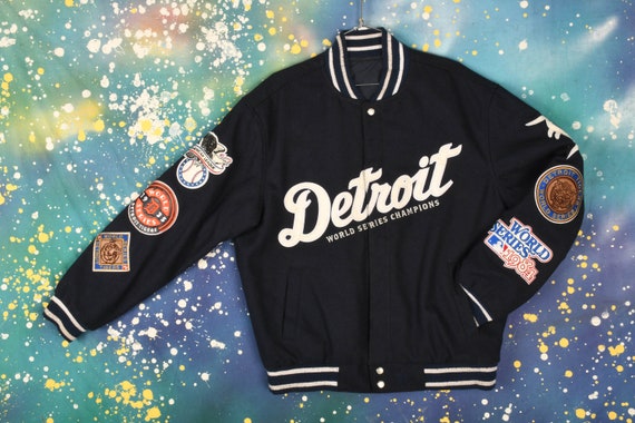 Vintage Detroit Tigers World Series Reversible Jac