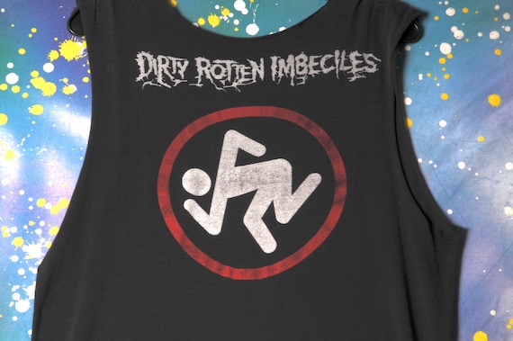 DIRTY ROTTEN IMBECILES METAL ROCK MEN's TANK TOP SIZES DIRTY ROTTEN IMBECILES METAL ROCK MEN's TANK TOP SIZES