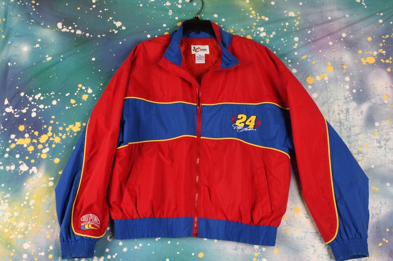 vintage 90s JEFF GORDON #24 Dupont NASCAR Racing Jacket