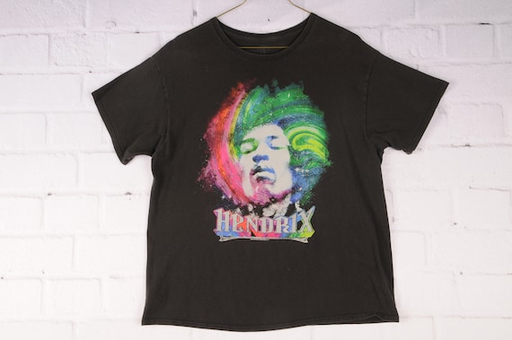 Vintage Jimi Hendrix Galaxy Portrait T-Shirt Size