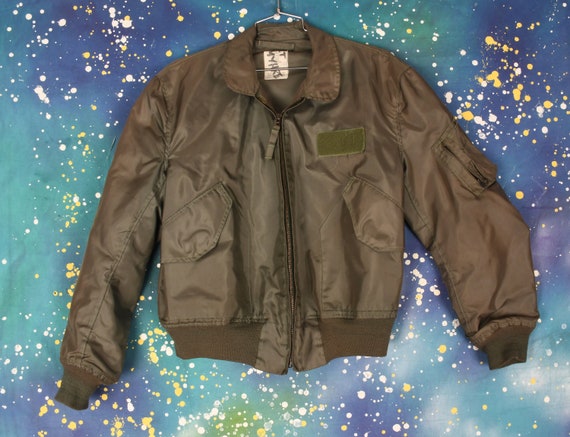 Vintage Air Force Military Flight Jacket Cwu 36 C Etsy