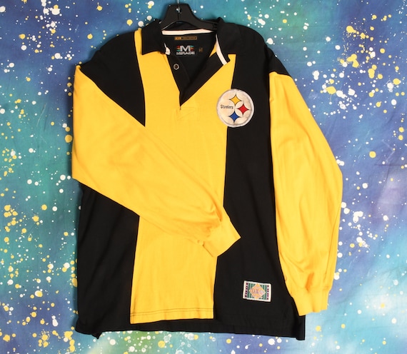 90s PITTSBURGH STEELERS Rugby Shirt