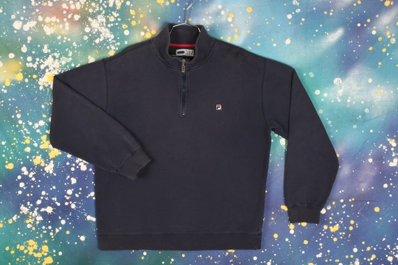 Vintage Fila Quarter zip Pullover Sweatshirt