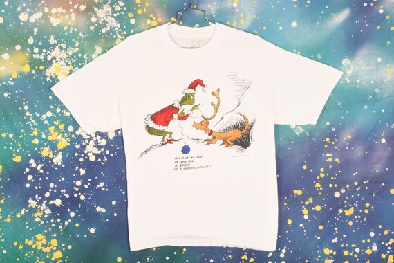 Vintage The Grinch T-Shirt Single stitch