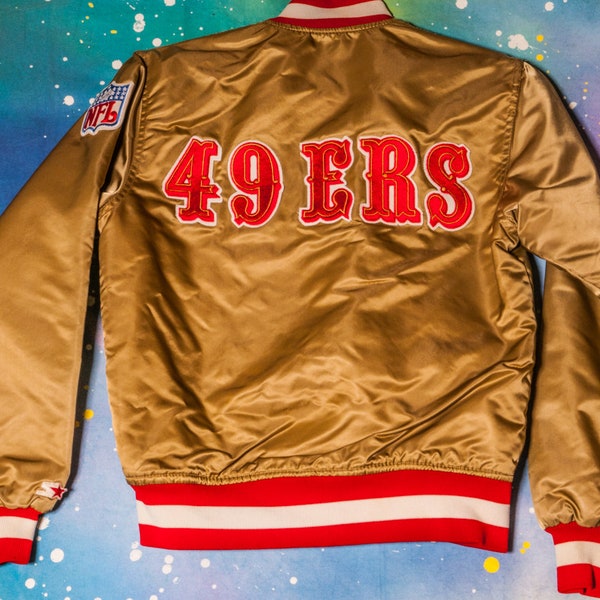 San Francisco 49ers Football Starter Jacket Size S