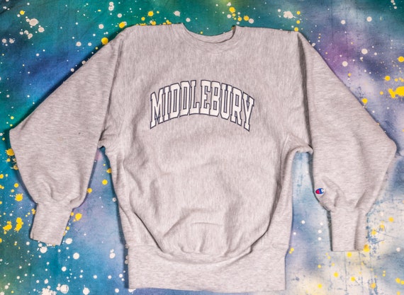 MIDDLEBURY Champion Reverse Weave Sweatshirt Size