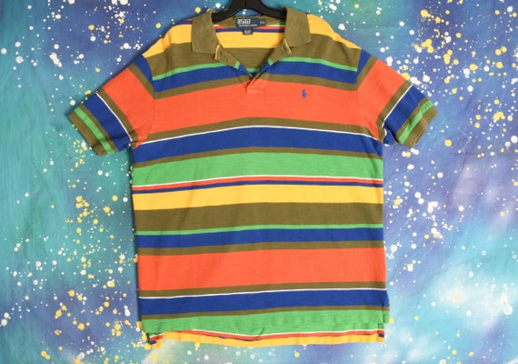 vintage POLO Ralph Lauren striped Polo Shirt
