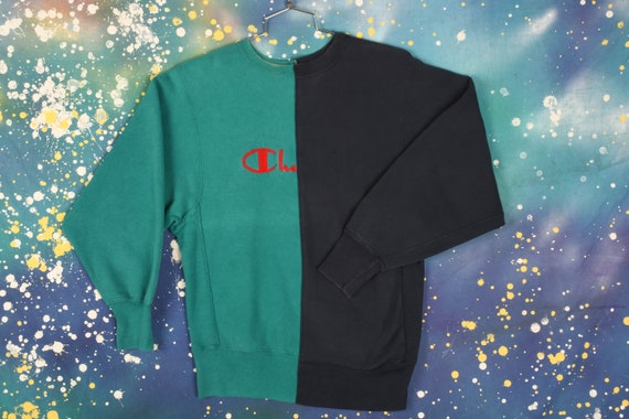 Vintage Champion Split Crewneck Sweatshirt