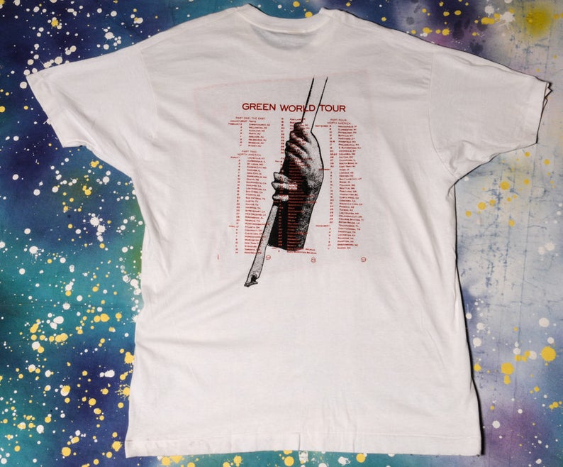 REM Green World Tour '89 Alternative Rock TShirt Size 3XL Etsy