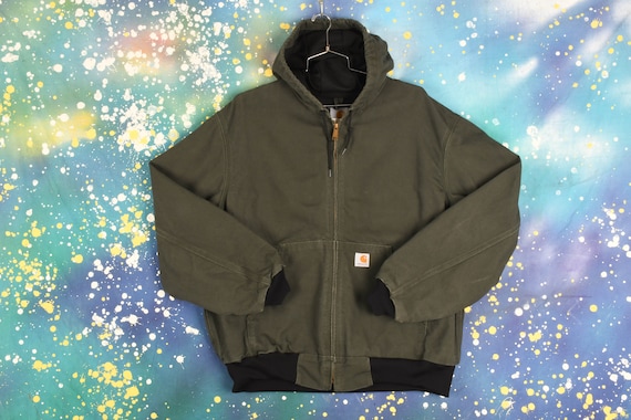 Vintage Carhartt Hooded Jacket - XL