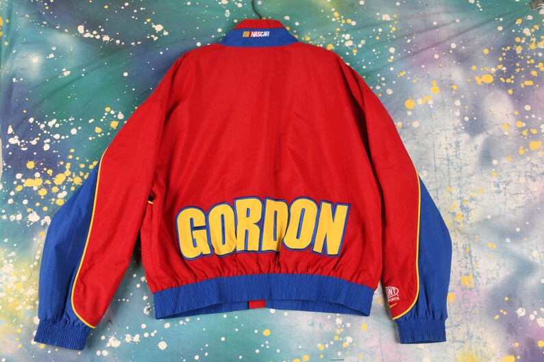 vintage 90s JEFF GORDON #24 Dupont NASCAR Racing Jacket