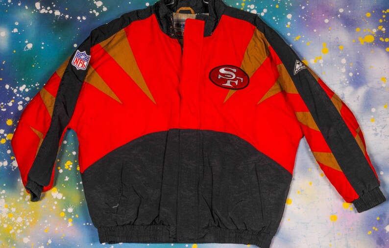 Xl Sports Apex >> San Francisco 49ers Apex One Sports Jacket Size Xl Etsy Xl Sports Apex >> San Francisco 49ers Apex One Sports Jacket Size Xl Etsy