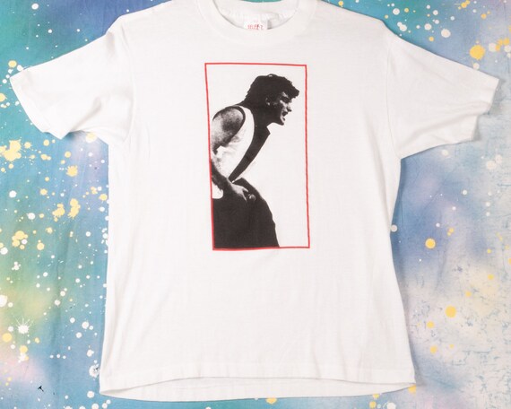U2 Bono 1980's vintage Rock Tshirt