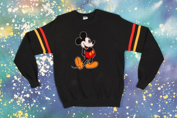 Vintage Mickey Mouse Sweatshirt - XL