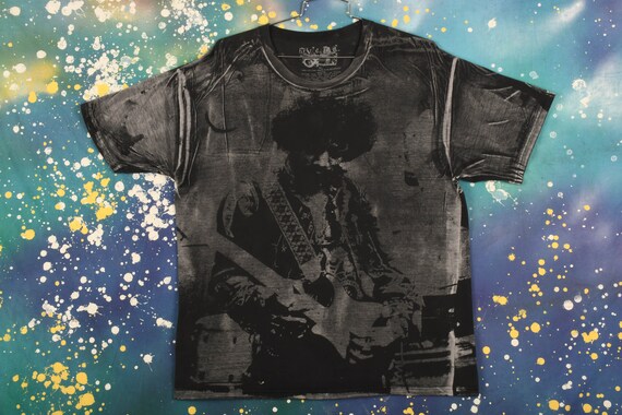 Jimi Hendrix All over print T-Shirt Size XL