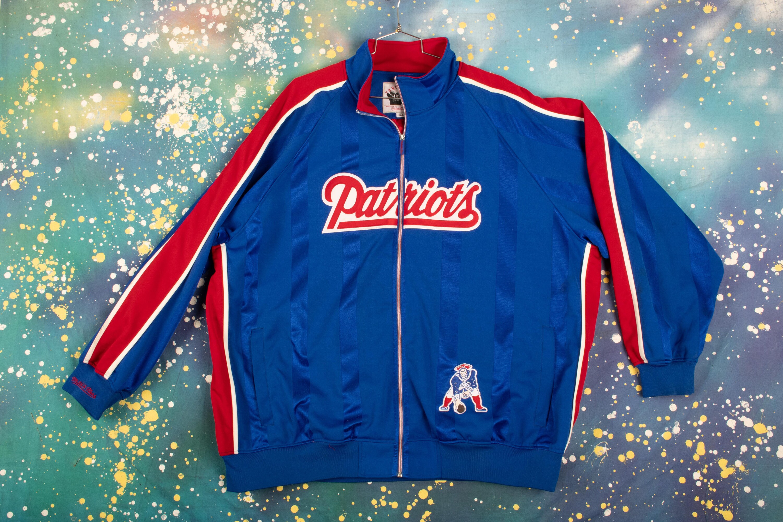 retro patriots jacket