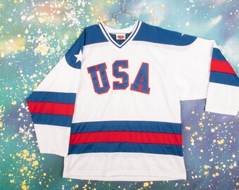 Usa Hockey Jersey Etsy Usa Hockey Jersey Etsy