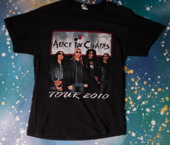 ALICE IN CHAINS Grunge Rock T-Shirt Size M