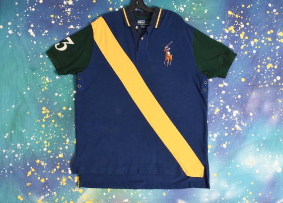 vintage POLO Ralph Lauren Rugby striped Polo Shirt