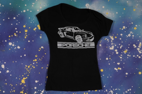 PORSCHE 1980s T-Shirt Size XS