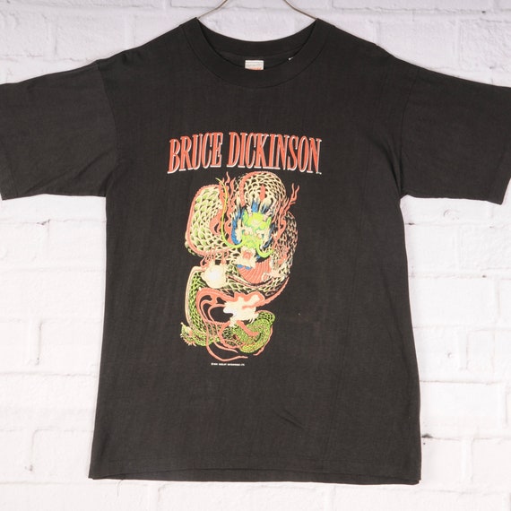 vintage 1990 BRUCE DICKINSON Dragon T Shirt