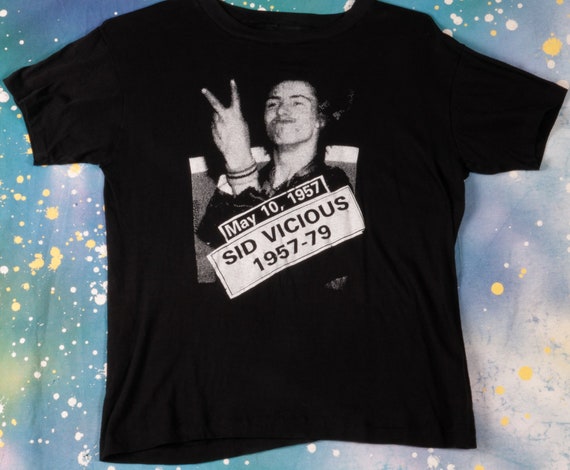 SID VICIOUS 1957-1979 Sex Pistols Punk Rock T-Shir