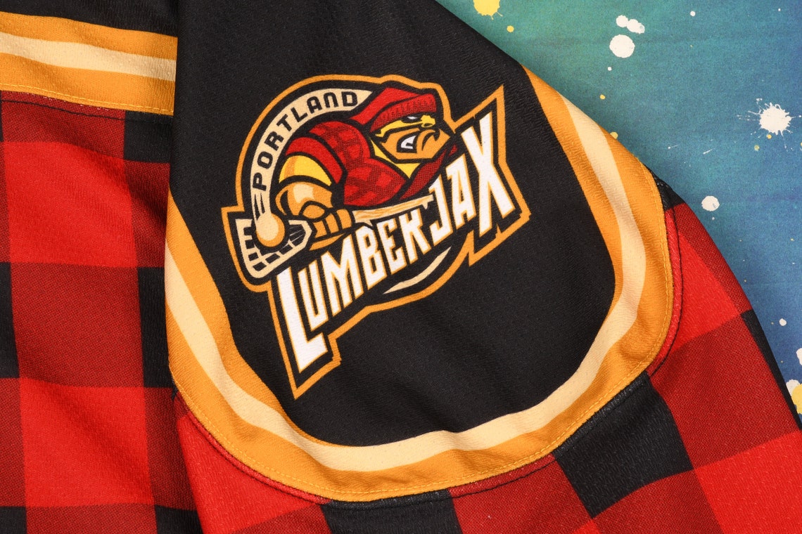 Vintage Portland LUMBERJAX Lacrosse LAX Jersey Etsy