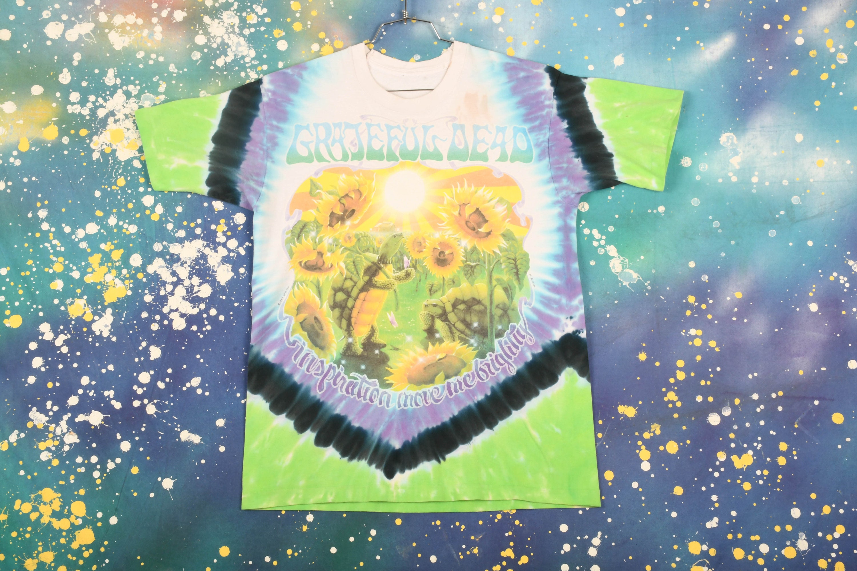 1995 Grateful Dead Tie-dye T-shirt Size 