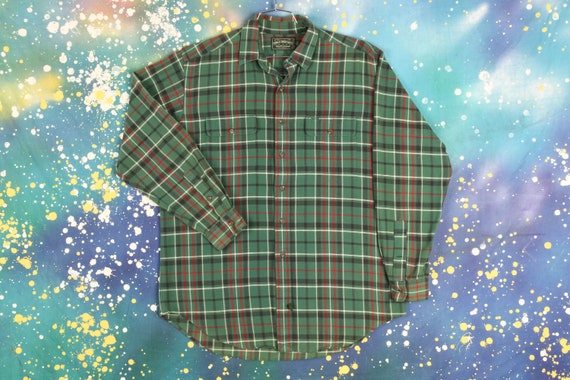 vintage 90s POLO COUNTRY Ralph Lauren plaid Button