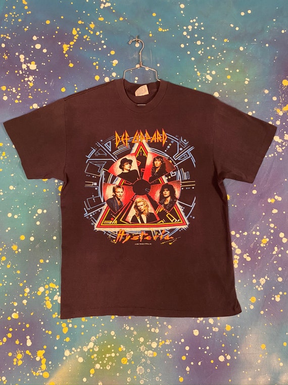 Vintage Def Leppard Single Stitch Rock T-shirt Size L | Etsy