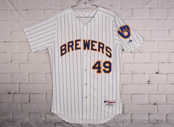 vintage brewers jersey