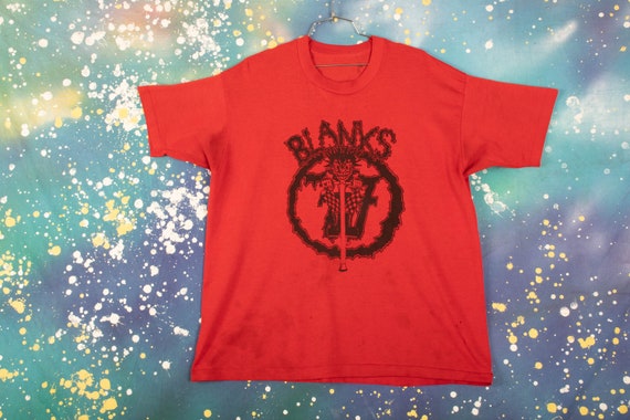 Vintage Blanks 77 Band T-shirt Size XL 