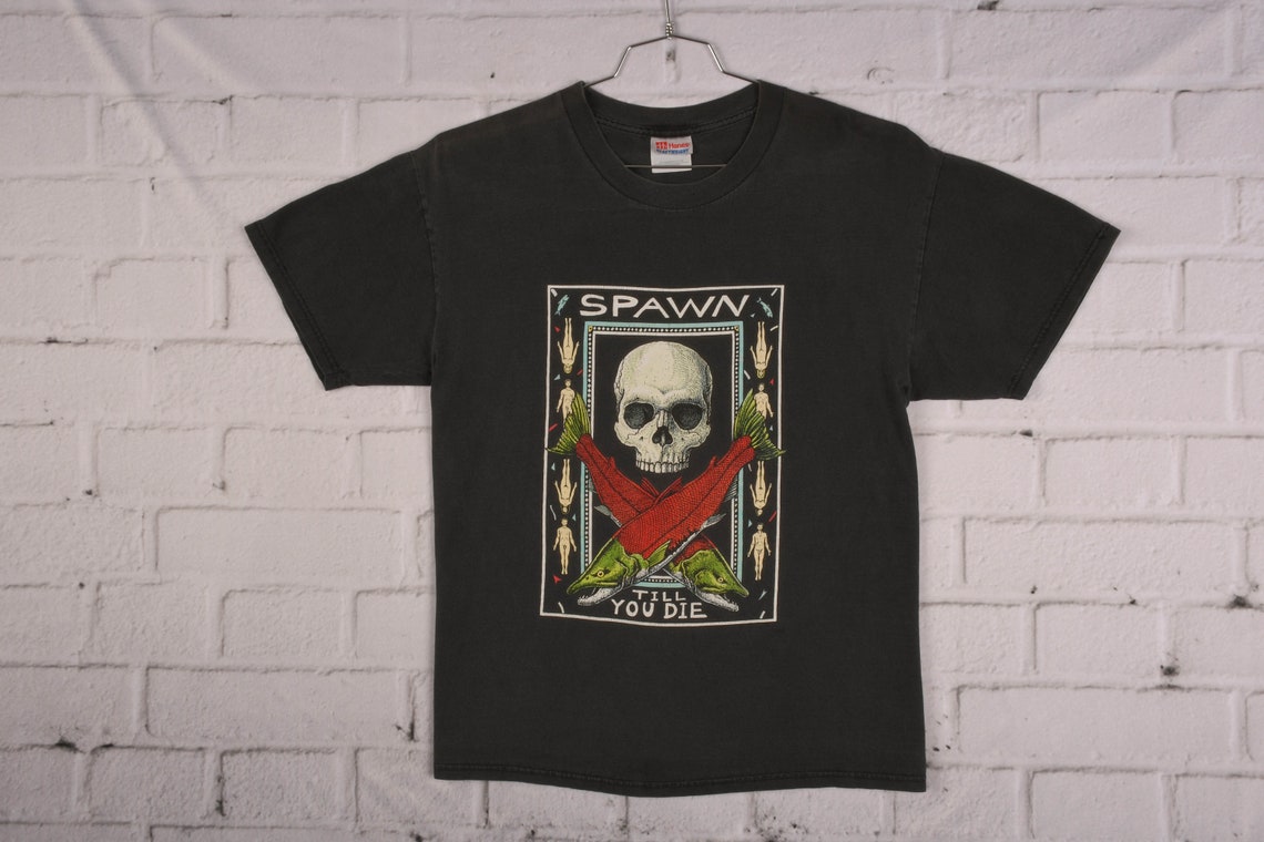 Vintage 90s SPAWN Til YOU DIE faded T Shirt | Etsy