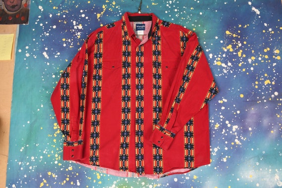 90s vintage WRANGLER COWBOY Shirt