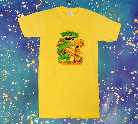 1990's Bootleg Bart Ninja Turtle T-Shirt