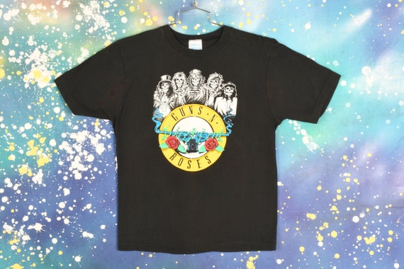 vintage 80s GUNS N ROSES skull T Shirt