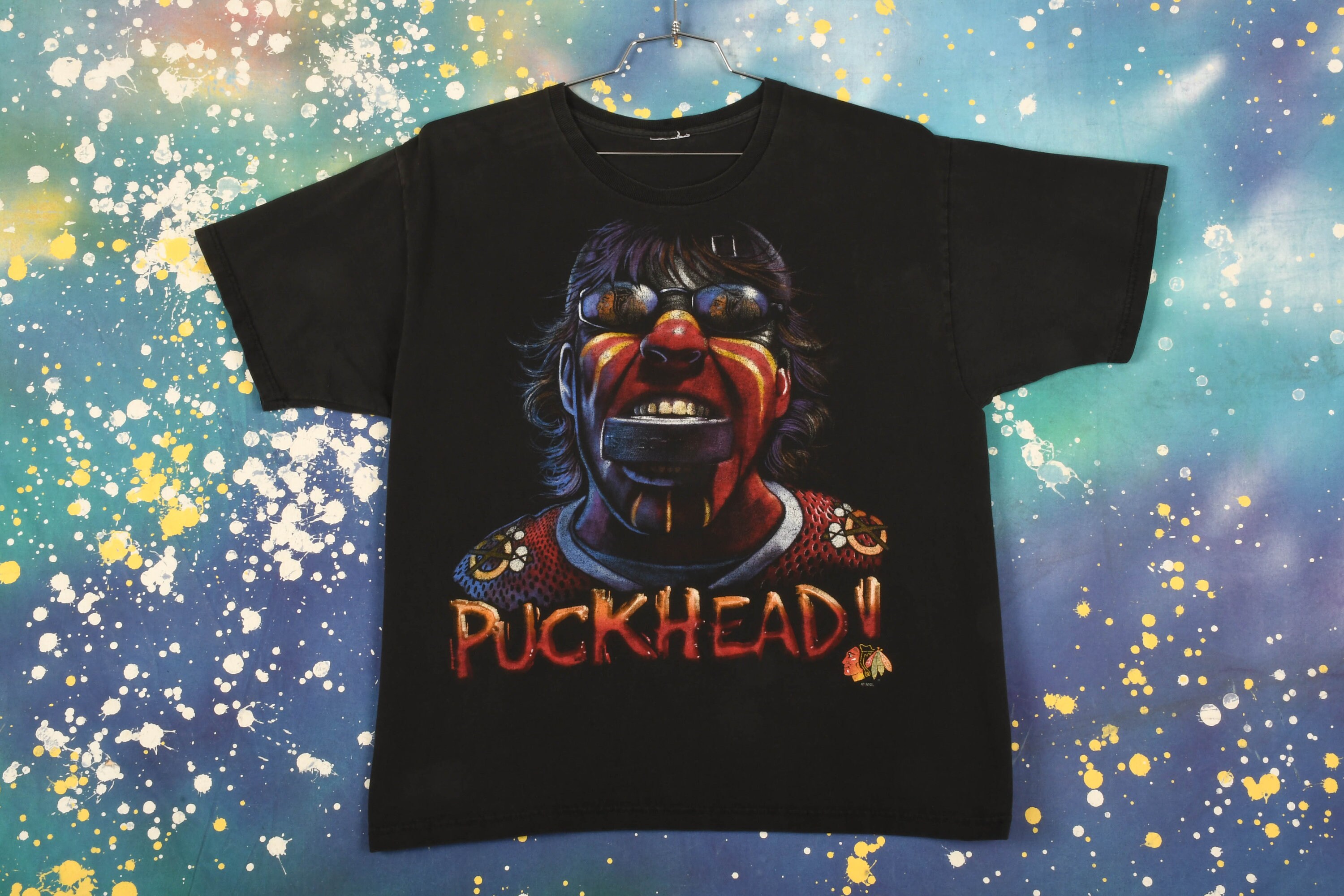 Chicago Blackhawks Puckhead TShirt Etsy