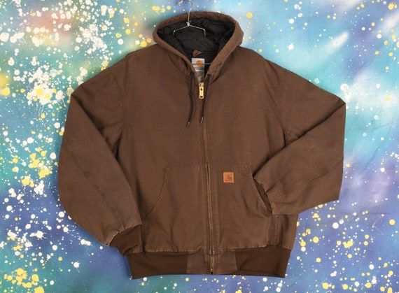 Vintage Carhartt Hooded Jacket - Large