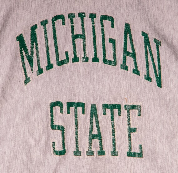 Vintage Champion Reverse Weave Michigan State University Crewneck