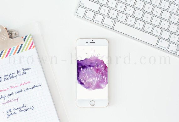 Iphone Mockup Desktop View Moc065 Styled Stock Photography Iphone